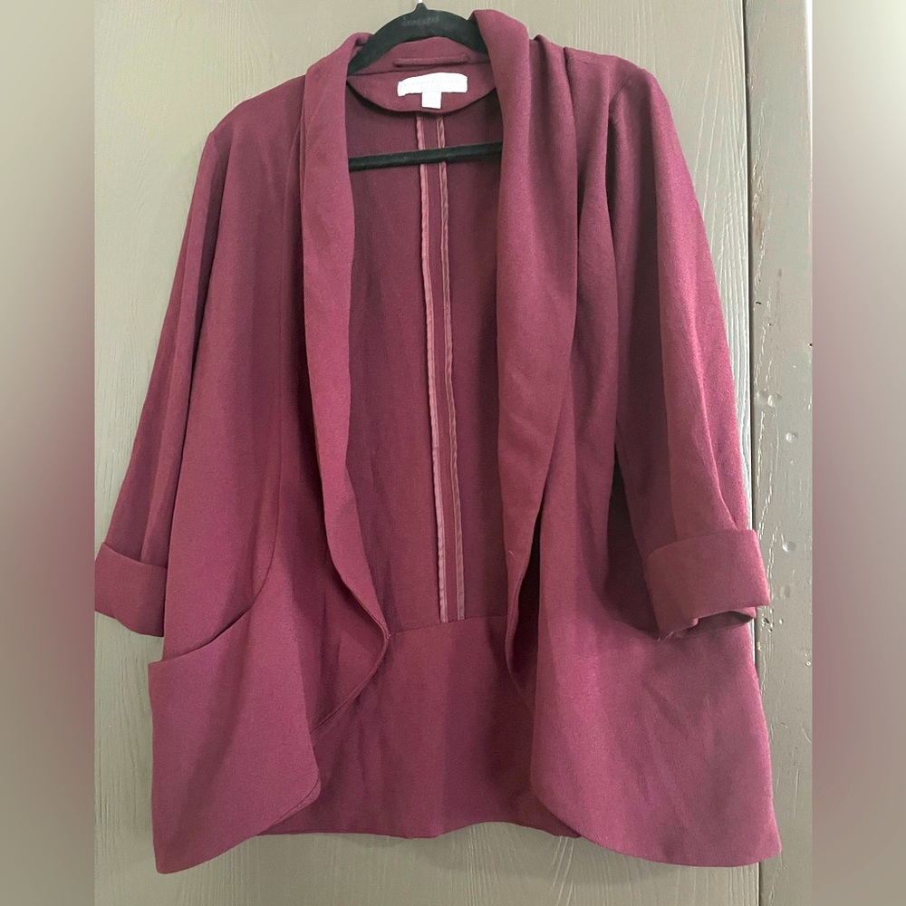 Maroon blazer